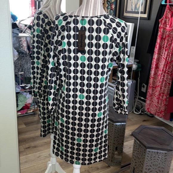 Max Sport, retro 60’s dress, cozy stretchy material, SLIMMING - Picture 9 of 10